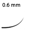 Lash thickness 0.06 mm